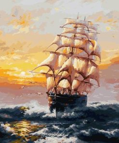 Ocean Seascape Sunset Paint By Numbers