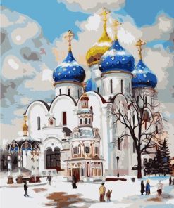 Kiev Cathedral Architecture Paint By Numbers