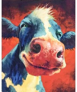 Cheerful Calf Paint By Numbers