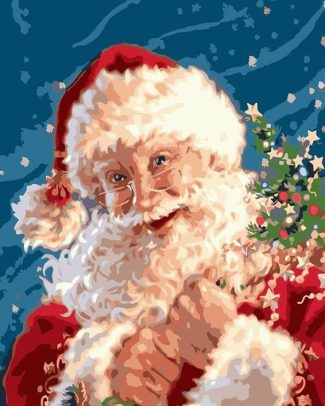 Santa Claus Christmas Joy Paint By Numbers