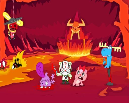 Happy-Tree-Friends-paint-by-numbers