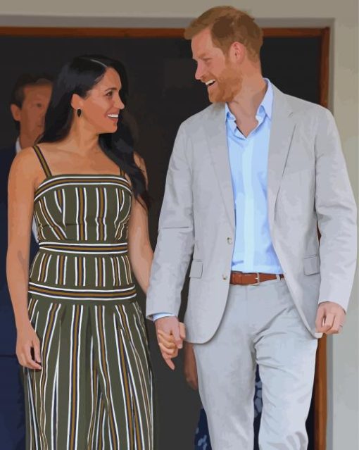 Harry-and-Meghan-Smiling-paint-by-number