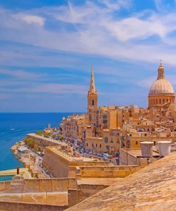 Hastings Garden Valletta View Paint By Numbers