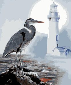 Seabirds Lighthouse Adventure Paint By Numbers