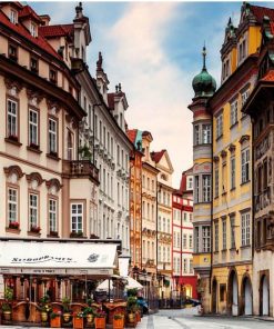 Prague Cityscape Paint By Numbers