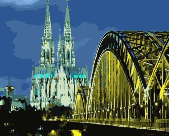 Cologne Urban View Paint By Numbers