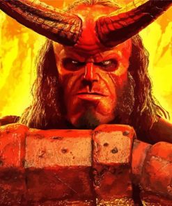 Hellboy Movie Art Paint By Numbers