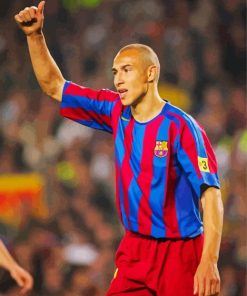 Henrik Larsson Barcelona Icon Paint By Numbers