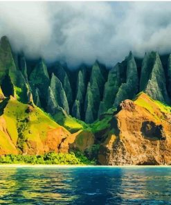 Beautiful Napali Coast Landscape Paint By Numbers