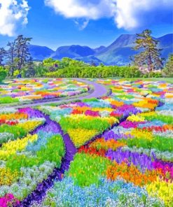 Hokkaido Japan Landscape Paint By Numbers