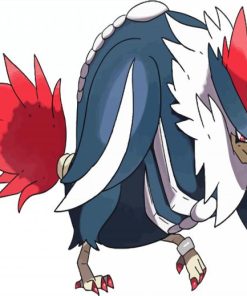 Honchkrow Pokemon Art Paint By Numbers