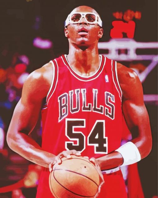 Horace-Grant-Holding-Basket-Ball-paint-by-numbers