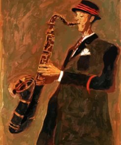 Horn Player Music Paint By Numbers