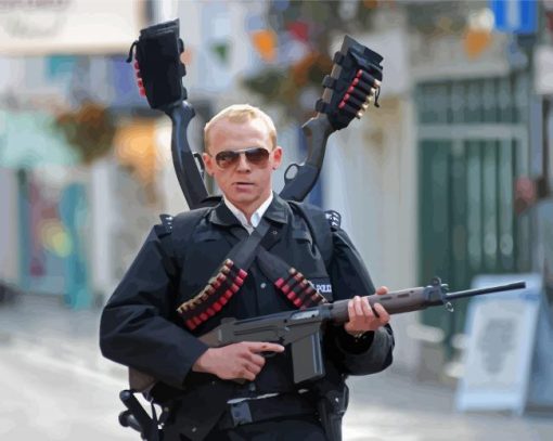 Hot-fuzz-character-paint-by-numbers