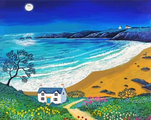 House-By-Sea-paint-by-number