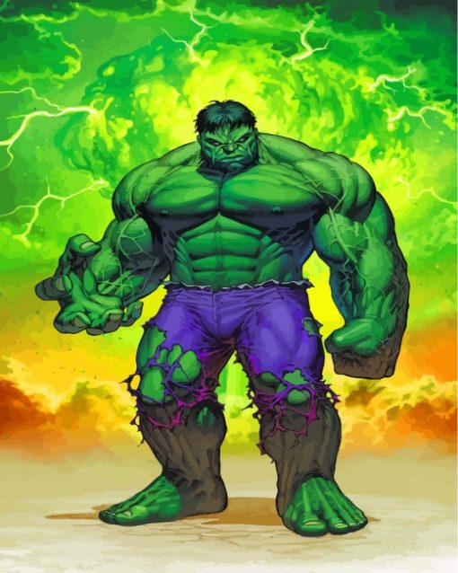 Hulk-Hero-paint-by-numbers