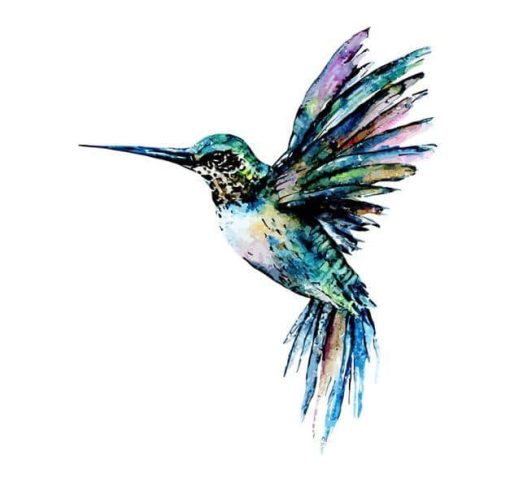 Hummingbird-in-blue-green-colors-paint-by-numbers