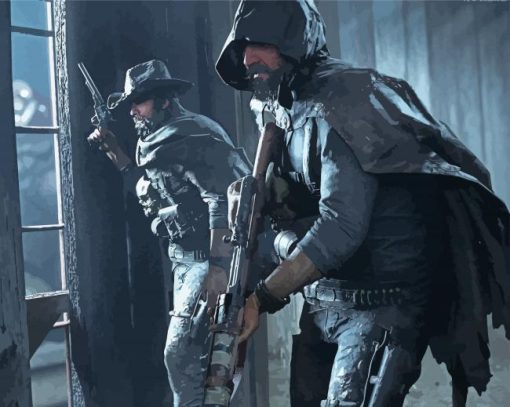 Hunt-showdown-characters-paint-by-number