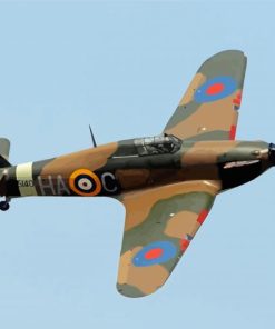 Hawker Hurricane Fighter Paint By Numbers