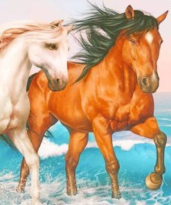 Arabian Stallions Paint By Numbers