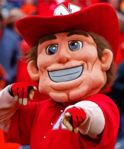 Husker Football Spirit Paint By Numbers