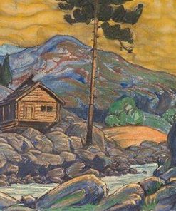 Mountain Hut Nature Paint By Numbers