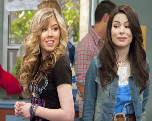 Icarly-characters-paint-by-number