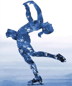 Ice Skating Girl Paint By Numbers