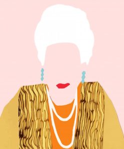 Illustration Madame D Movie Paint By Numbers