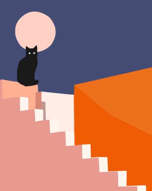Illustration-black-cat-paint-by-numbers
