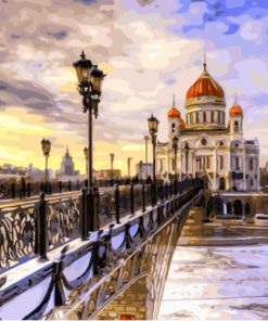 Cathedral of Christ in Moscow Paint By Numbers