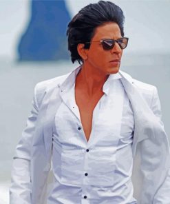 Shah Rukh Khan Bollywood Icon Paint By Numbers