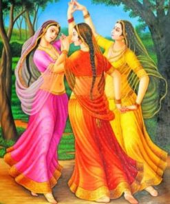 Indian Woman Portrait Paint By Numbers
