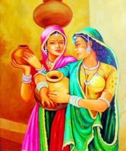 Indian Woman Expressions Paint By Numbers
