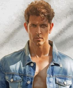 Hrithik Roshan Bollywood Star Paint By Numbers