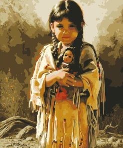 Indigenous Kids Art Paint By Numbers