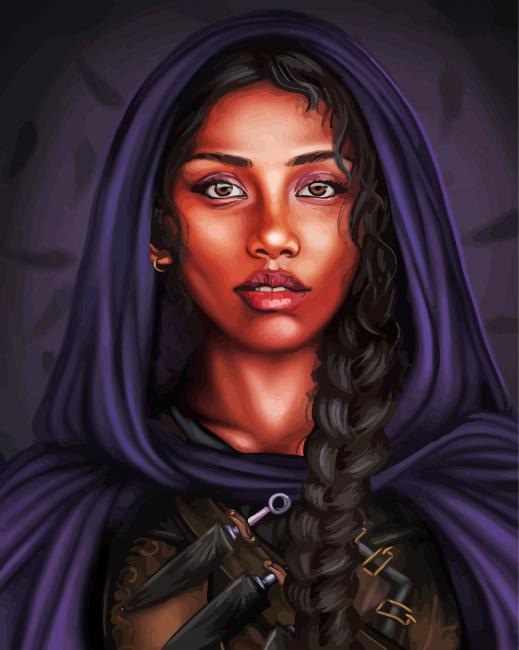 Finalizing the Inej Ghafa Grishavers artwork