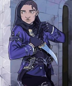 Inej Ghafa Shadow and Bone Paint By Numbers