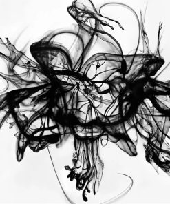 Abstract Ink Patterns Paint By Numbers
