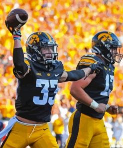 Iowa Hawkeyes Football Stars Paint By Numbers