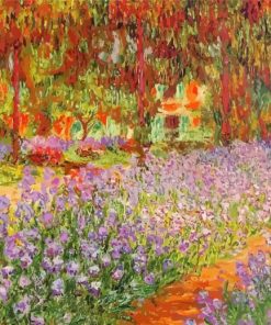 Claude Monet Irises Field Kit Paint By Numbers