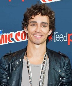 Irish Actor Robert Sheehan Profile Paint By Numbers