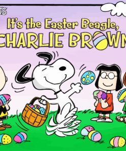 Charlie Brown Easter Fun Paint By Numbers
