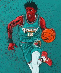 Ja Morant Basketball Star Paint By Numbers