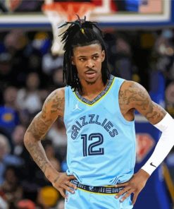 Ja Morant Basketball Paint By Numbers