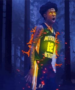 Ja Morant Basketball Star Paint By Numbers