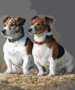 Jack Russell Dog Lovers Paint By Numbers