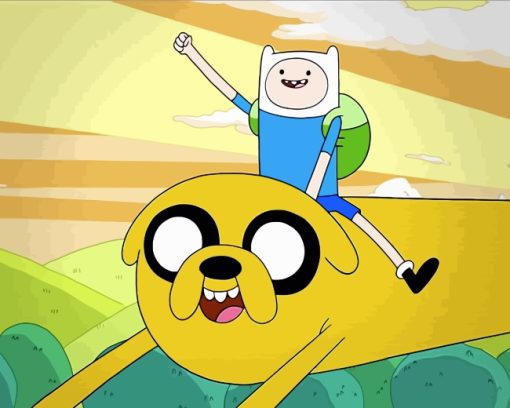 Jack-the-dog-and-finn-the-human-paint-by-numbers