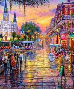 New Orleans Cityscape Paint By Numbers