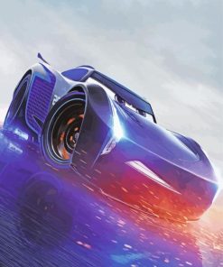 Jackson Storm Cars 3 Paint By Numbers